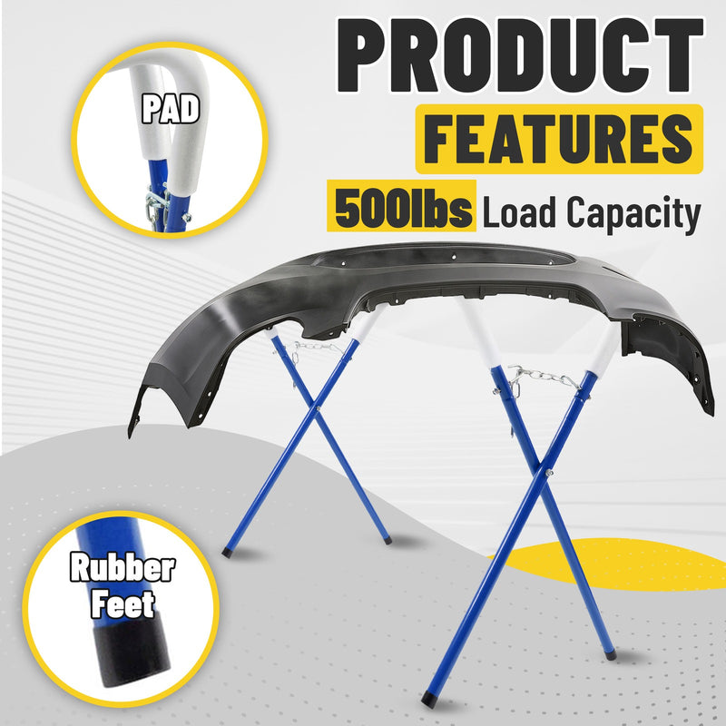 Heavy Duty Auto Body Painting Adjustable Work Stand for Door Fender Hood Bumper