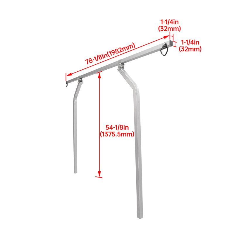 Universal Heavy Duty Trailer Cross Bar System Kit for Most Utility