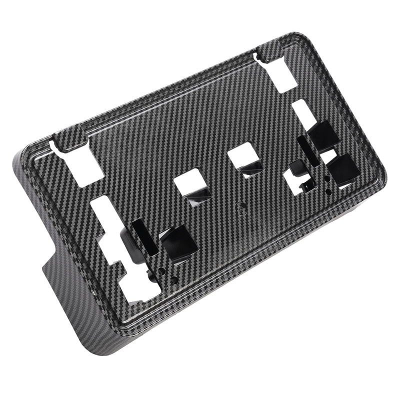 Front License Plate Mount Holder Carbon Style for Ford F-150 F150 2021-2023