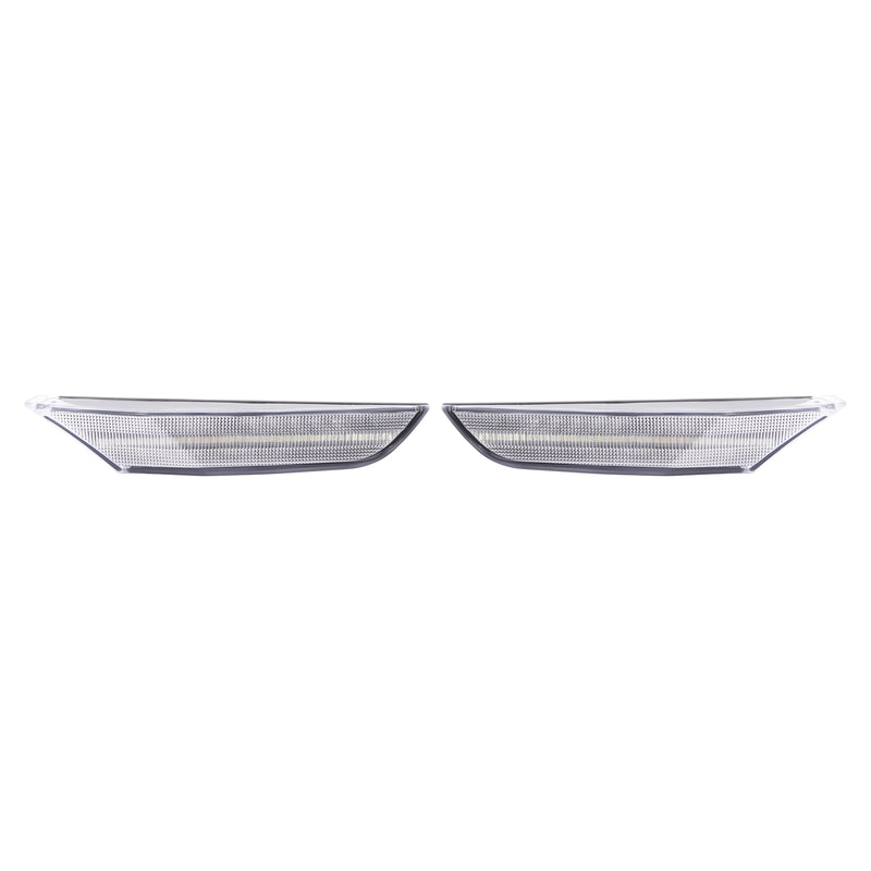 Pair Front Bumper Signal LED Side Marker Light for Infiniti G35 2003-2006