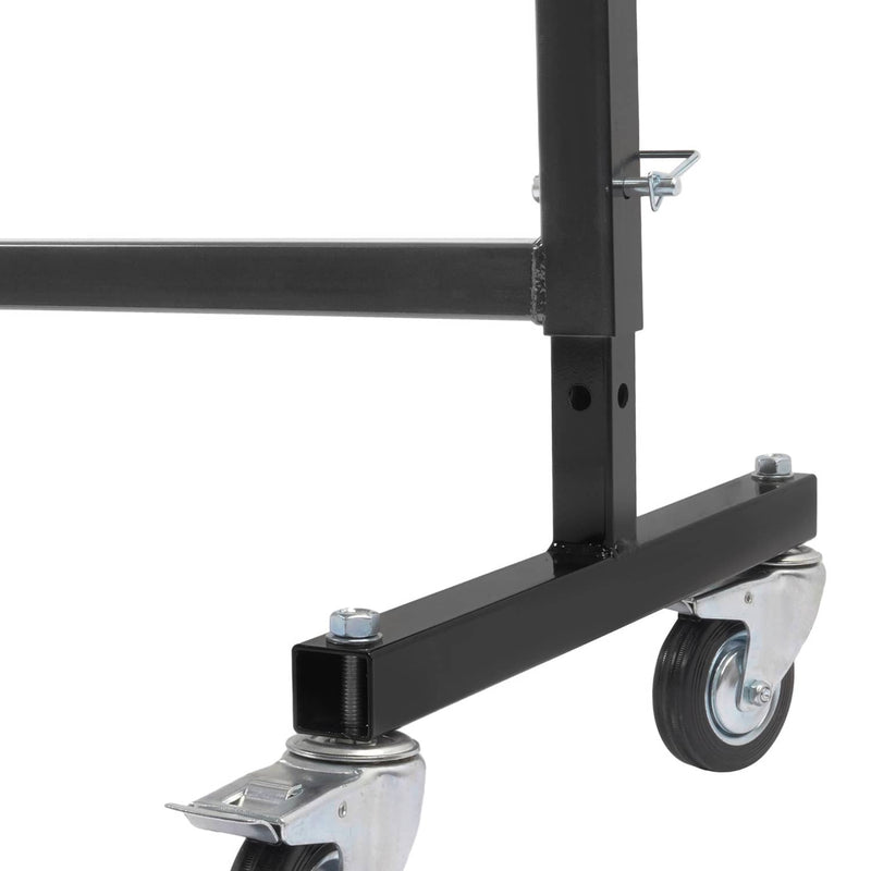 DURAFORCE Adjustable Chassis Stand for Sprint Midget Car 16-20in Locking Casters 2 Pieces
