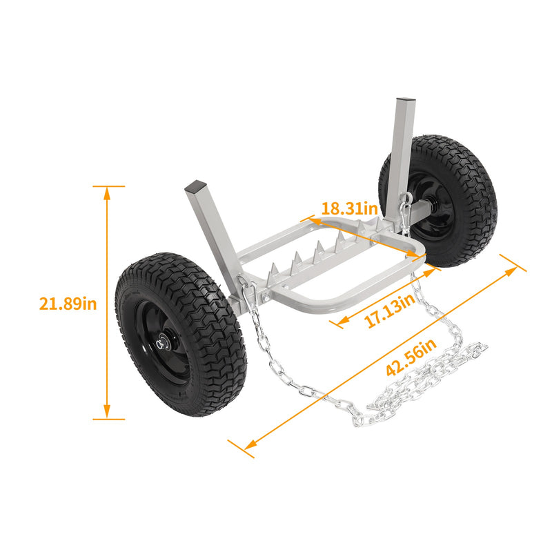 Log Skidder Arch Trailer for Universal Heavy Duty Steel Log Holder Dolly