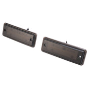 DURAFORCE Smoke LED Rear Side Marker Lights Lamps for El Camino Caballero 1978-1987 2X