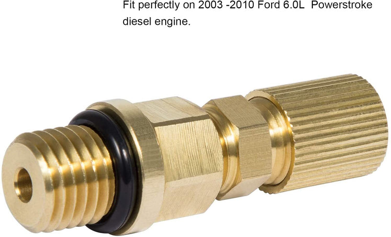6.0L Powerstroke Fuel Pressure Test Fitting Adapter for Ford 2003-2010 Diesel