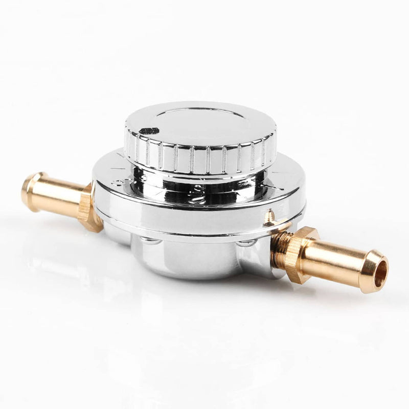 1-6 PSI Adjustable Fuel Pressure Regulator Kit for Carburetor Engine