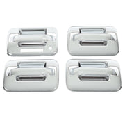 DURAFORCE Door Handle Cover for Ford F-150 F150 4DR Crew Cab 2004-2014 Chrome ABS Keypad