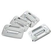 DURAFORCE Door Handle Cover for Ford F-150 F150 4DR Crew Cab 2004-2014 Chrome ABS Keypad