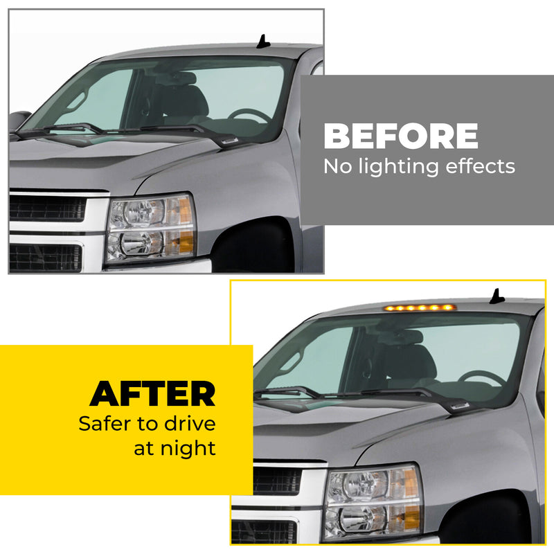 LED Roof Marker Cab Light for Chevrolet Silverado 2500HD 3500HD 2007-2021