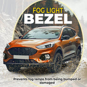 DURAFORCE Left Driver Side Bumper Fog Light Lamp Cover for Ford Escape Kuga 2017 2018 2019