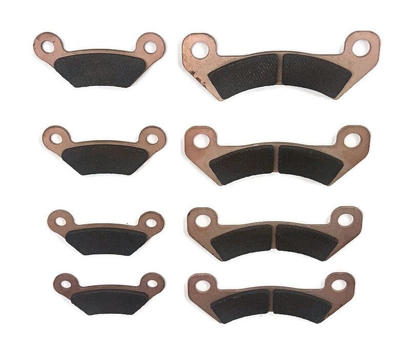 Front Rear Brake Pads for John Deere XUV 825i S4 850D 855D Diesel Gator 2 Pieces
