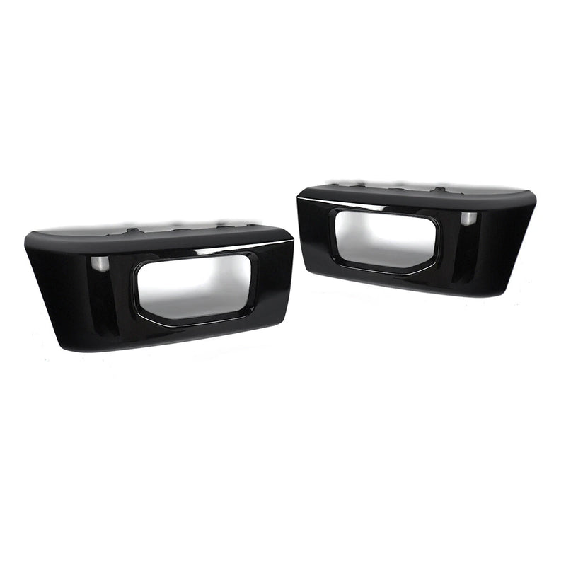 DURAFORCE For Ford F-150 2015-2017 Front Upper Grille+Bumper Face Bar End Side Gloss Black
