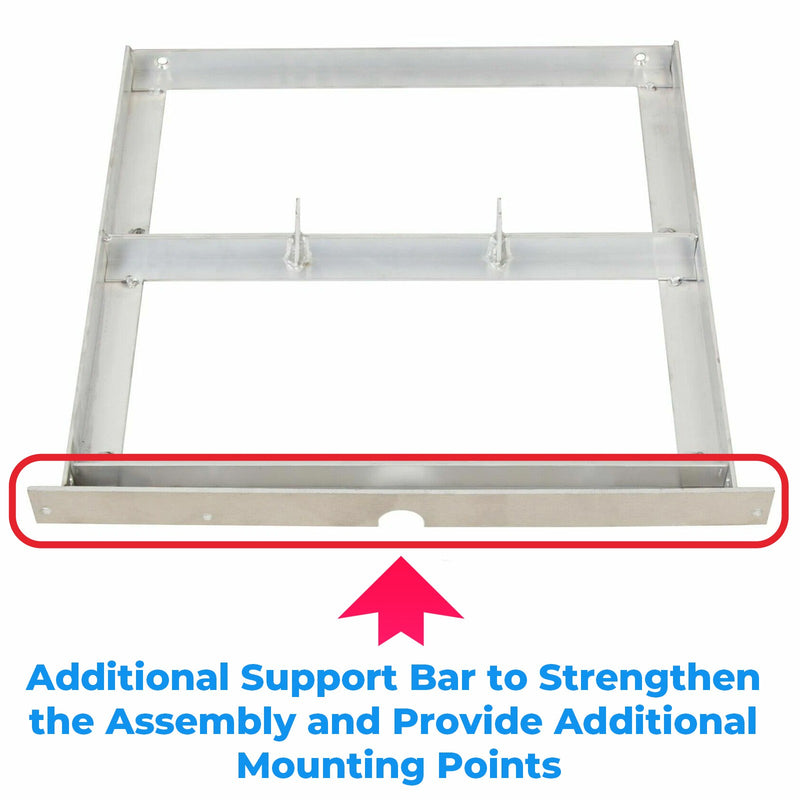Golf Cart 36V Battery Tray Aluminum for EZGO TXT Medalist 1994-2013