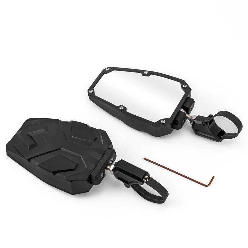 UTV Side Mirrors Set for Polaris RZR Can Am Maverick Honda Pioneer SXS 1.5"-2