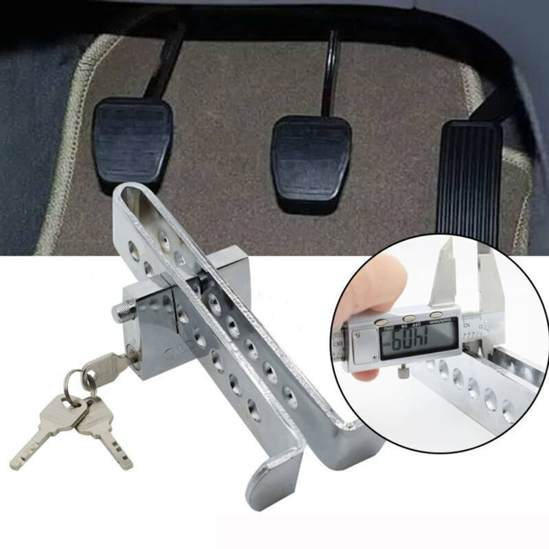 Brake Clutch Lock Anti-Theft Car Pedal Security Lock Tool with 3 Keys