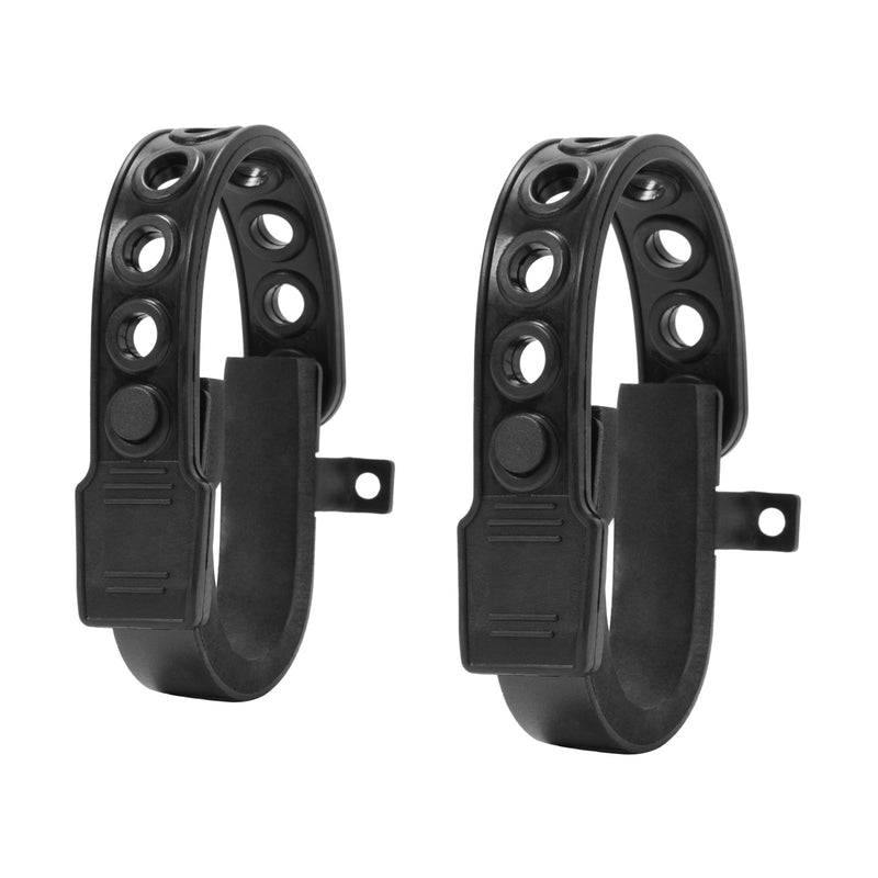 Powder Coated Rubber Gun Rack Straps for Seat Back MOLLE Mounting 2 Pack