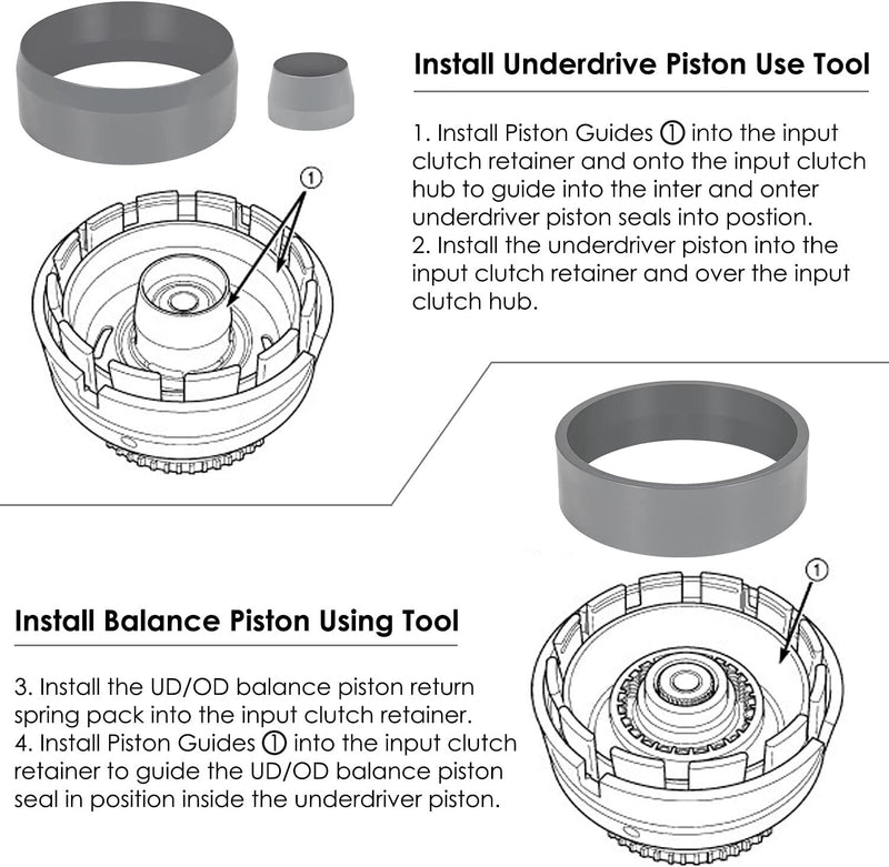 T-3250-KM 68RFE Transmission Underdrive Piston Retainer Install Tool for Dodge