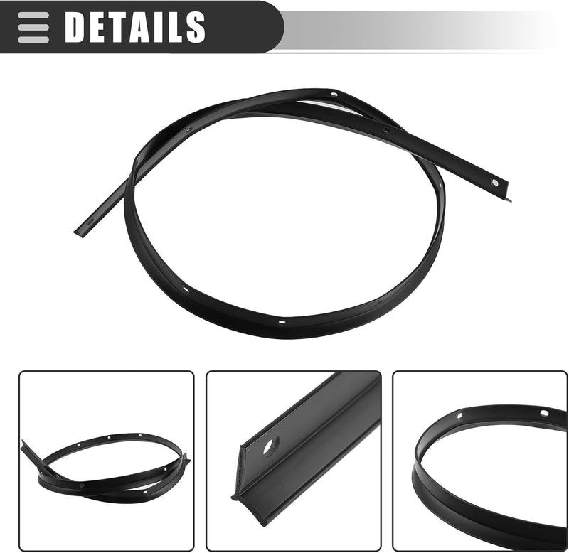 68051392AB Hood Challenger Dodge Nose Bumper Fascia Seal & Rivets for 08-22