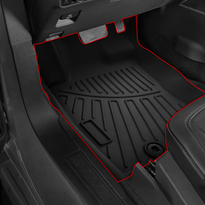 All Weather Floor Mats Liners 1st and 2nd Row for Subaru Crosstrek 2024-2025