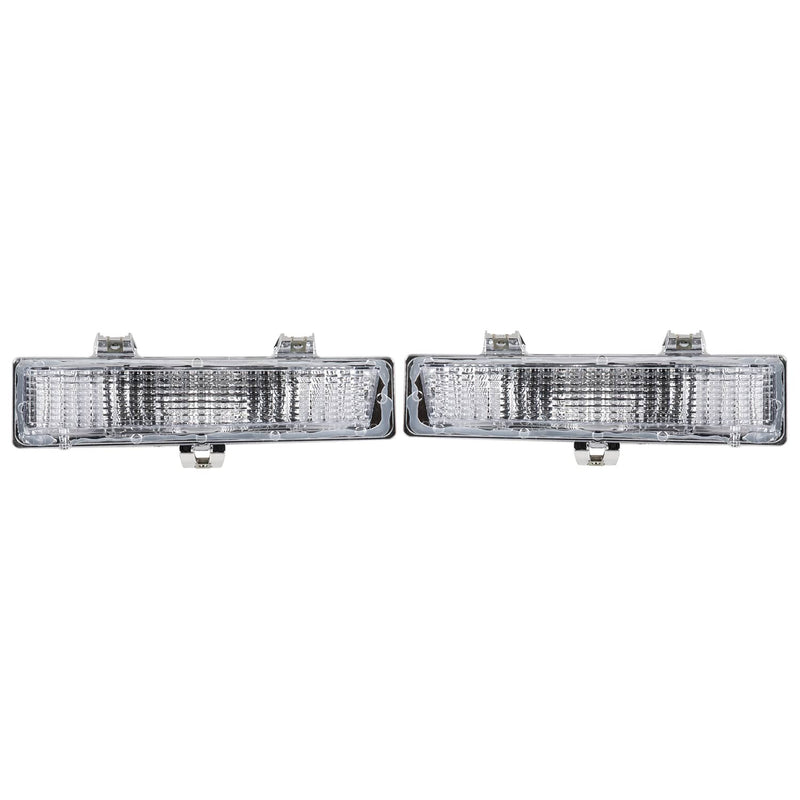 DURAFORCE Front Park And Turn Signal Light Lamps for Chevy Monte Carlo SS 1981-88 Pair