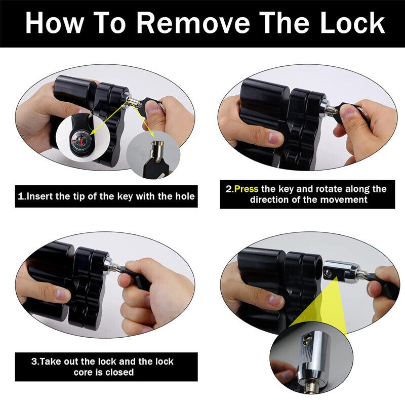 RX-LOX-PM ROTOPAX Standard Pack Mount Lock Black RX-PM LOX-PM