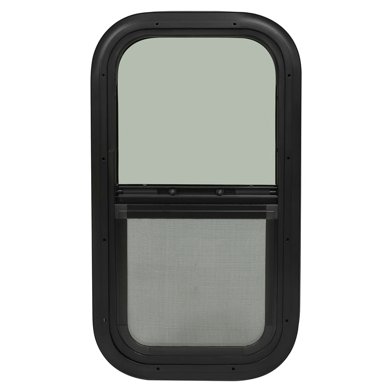 Tinted RV Glass Window 12"x22" w Mounting Hardware for Cargo Trailer RV