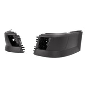 DURAFORCE ZZ2V00374 LH+RH Front Bumper End Cap Corner W/Fog Hole for Volvo VNL 04-18
