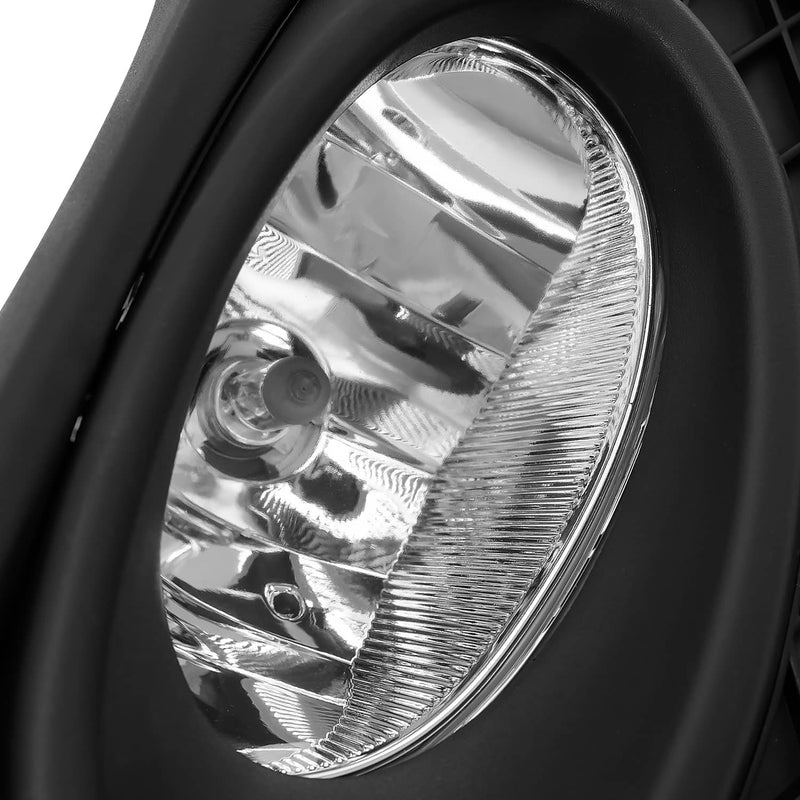 DURAFORCE Fog Lights for Honda Civic Coupe 2DR 2014-2015 Bumper Lamps Wiring Bulbs