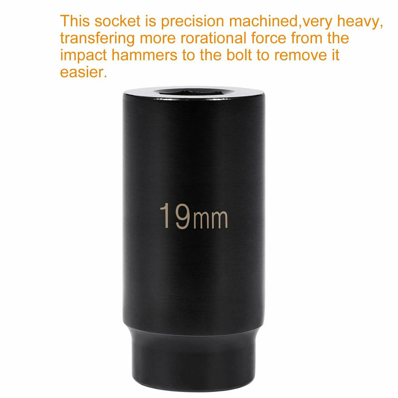 19mm Harmonic Balancer Socket Tool for Honda Hex Pulley Damper Bolt Engine