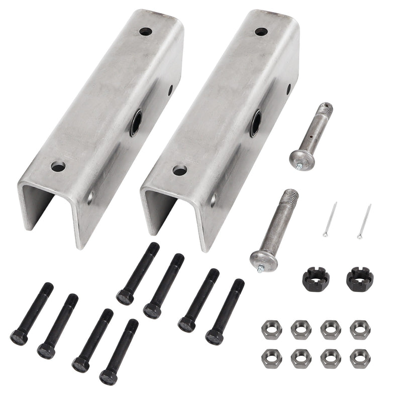 Trailer Suspension Rebuilt Kit Slipper Spring 12 Inch Equalizer Bushings Bolts P