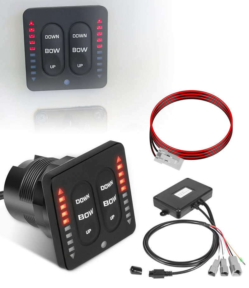 15270-001 LED Indicator Tactile Switch for Lenco Single Actuator Trim Tab 12/24V