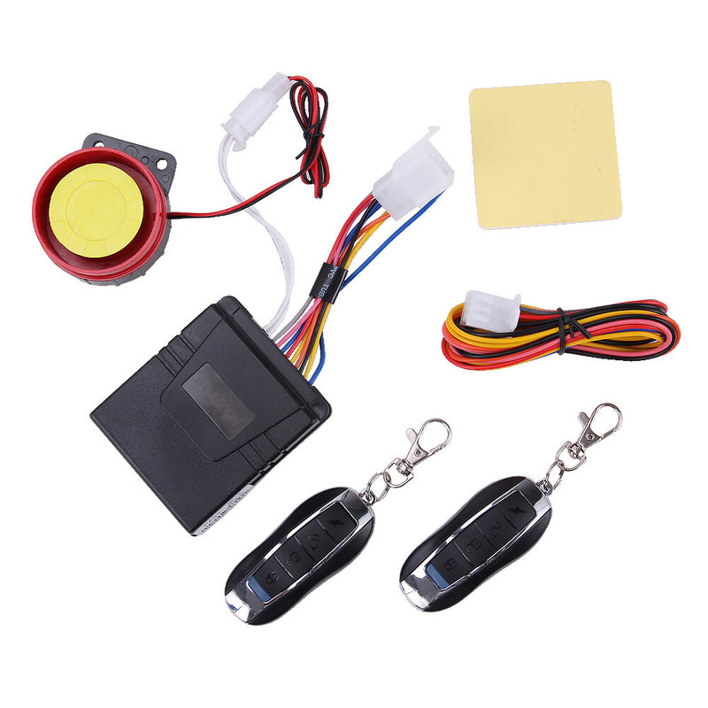 Motorcycle Bike ATV Alarm Remote Engine Start Anti-theft Security System Scooter
