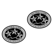 DURAFORCE Ultra Low Emission 3 Star California DOT Outboard Graphic Sticker Decal Silver 2