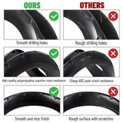 DURAFORCE F81Z16006AA Wheel Fender Flares for Ford F-250 F-350 Super Duty 1999-2007