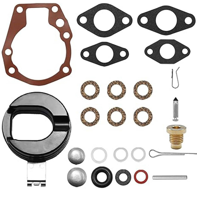 DURAFORCE 439071 Carburetor Kit and Float for Johnson for Evinrude 1.5 2 3 4 5 Hp 18-7043