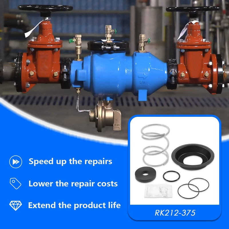 RK212-375R Relief Valve Rubber Kit for 2-1/2"-6" Model 375 375A 375AST 475 475V