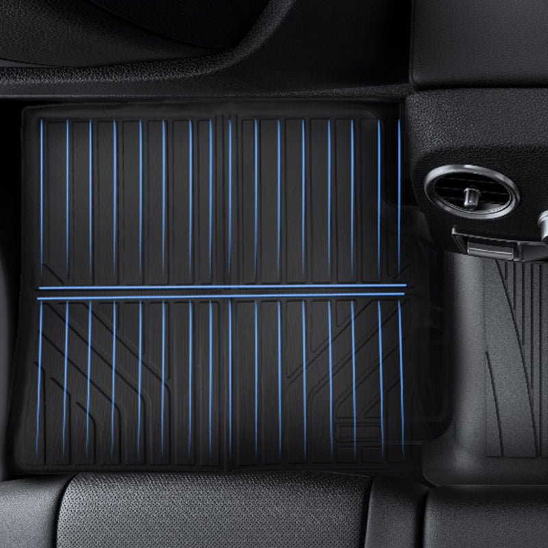 Floor Mats Trunk Cargo Liner For 2012-2017 Chevrolet Equinox & GMC Terrain Black