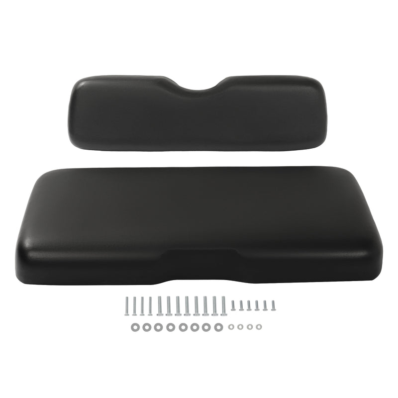 Front Seat Bottom and Backrest Kit for EZGO RXV Back Cushion Golf Cart 08+