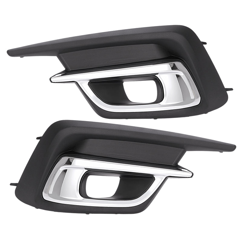 Pair Fog Light Lamp Covers Bezels for Subaru Legacy 2018-2019 Left Right Side