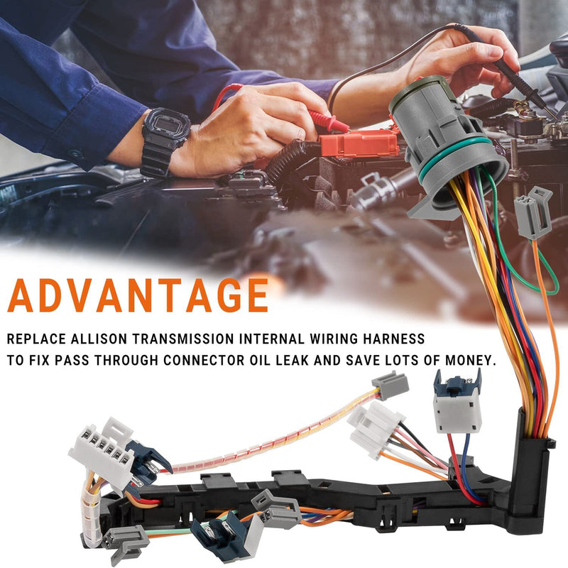 6 Speed Transmission Wire Harness for Allison GM/Duramax 2006-2009 1000/2000