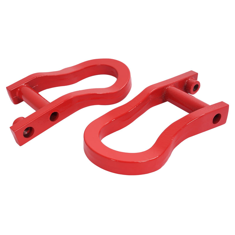 84192871 Red Tow Hook for Chevrolet Silverado for GMC Sierra 1500 2007-19 2pcs