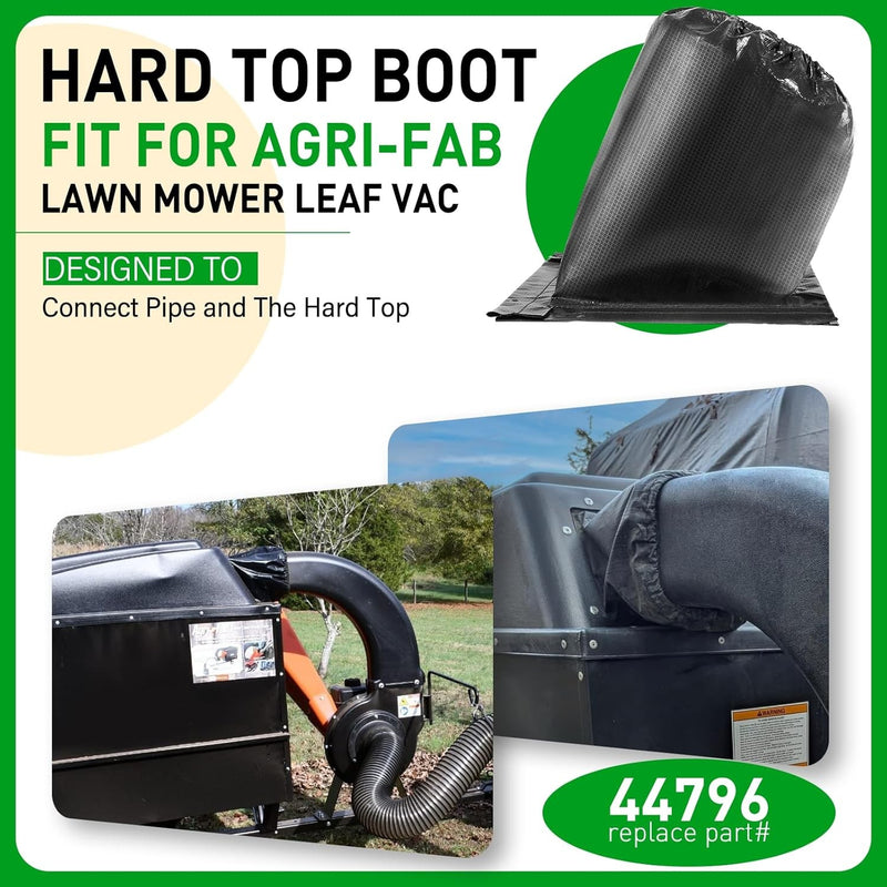 44796 Replacement Boot for Agri-Fab MOW-N-VAC 45-01884 for Craftsman 486.24505