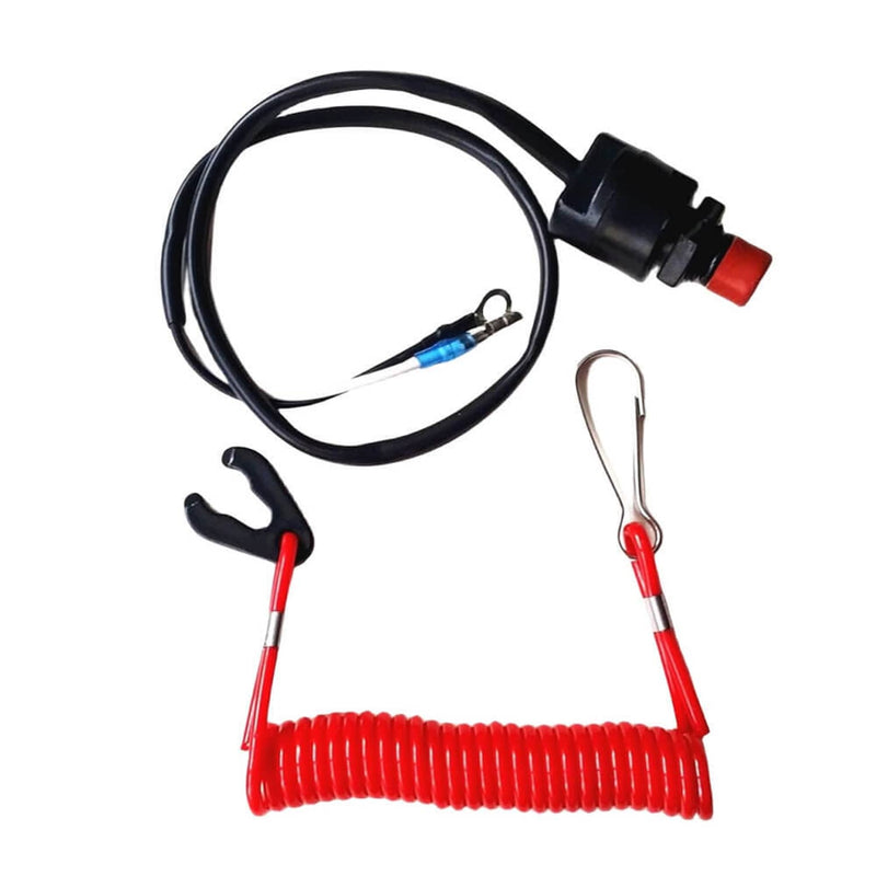 DURAFORCE 63V-82575-00 Kill Stop Switch Safety Lanyard for Yamaha Outboard 6E9-82575-02
