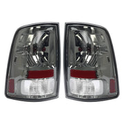 DURAFORCE Left Right Smoke Tail Lights Brake Lamps for Dodge Ram 1500 2500 3500 2009-2018