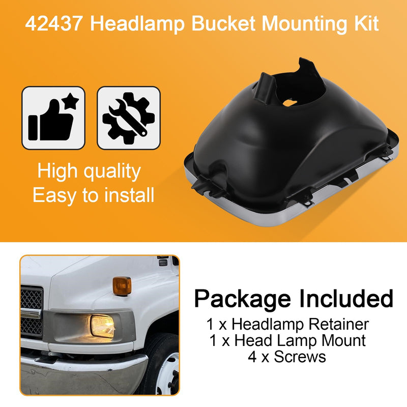 42437 Headlight Support Bracket Mounting Kit Left or Right for Chevy GMC