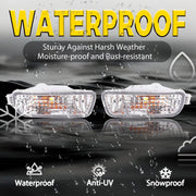 DURAFORCE Pair Bumper Turn Signal Lights for Toyota Tacoma 2001-2004 Driver Passenger Side
