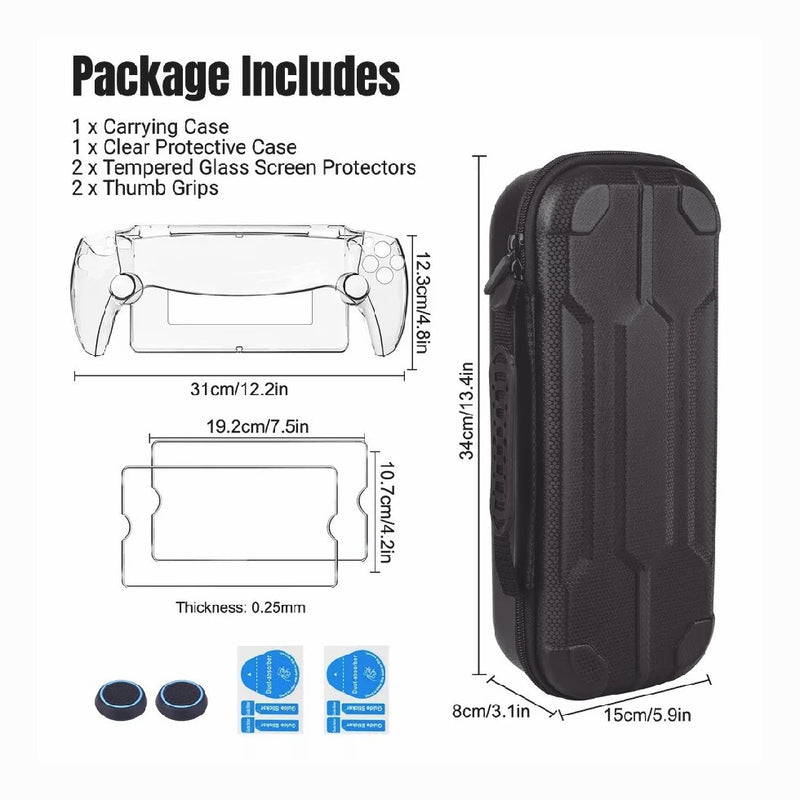 Carrying Case for Playstation Portal Remote Player Hard Shell Protective Cover