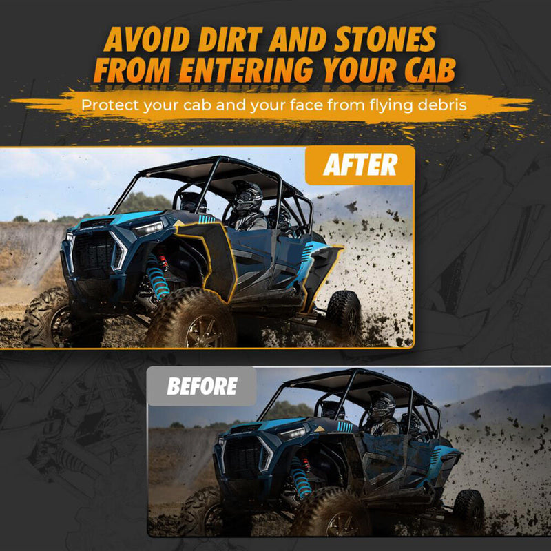 XXL Wide Fender Flares for Polaris RZR 4 900 S XP XP4 1000 Turbo 8.5inch