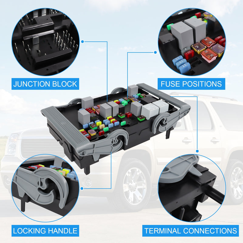 19210438 Electrical Fuse Relay Junction Block for Chevrolet GMC 07-09 Avalanche