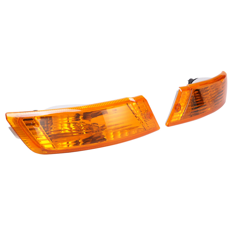Turn Signal Light Set With Bulbs Front Left And Right for Jeep Liberty 2005-2007