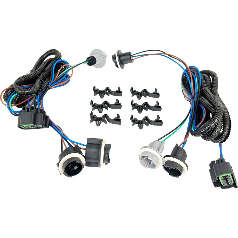 DURAFORCE 15824515 15824514 Tail Lamp Wiring Harness for GMC Sierra 1500 2007-2010 2X